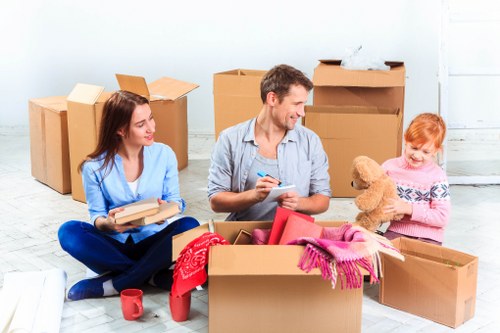 Professional moving truck ready for local furniture transport in Richmond
