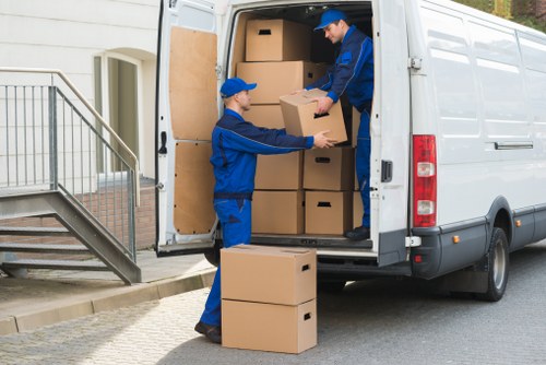 Man And Van Richmond secure payment options on a laptop screen