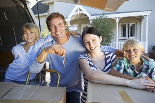Commercial packing and unpacking support for a Richmond business relocation