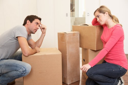 Furniture and boxes ready for urgent collection and delivery in Richmond